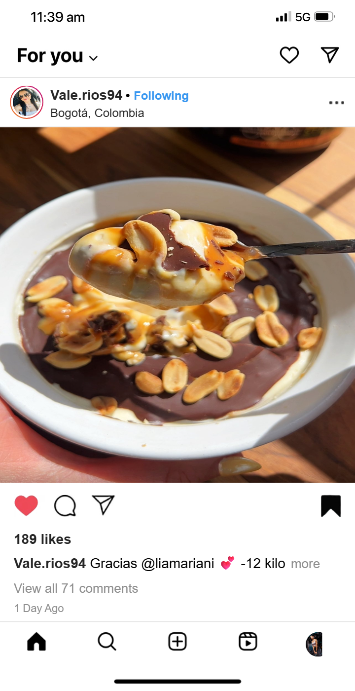 Testimonio Instagram - Valeria Ríos