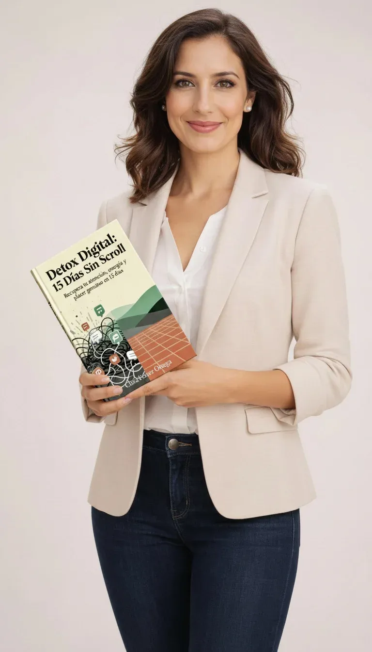 Clara Ferrer Ortega presentando Detox Digital
