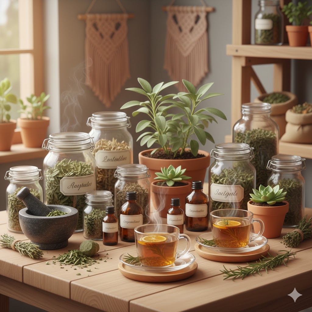 Plantas medicinales y preparaciones naturales