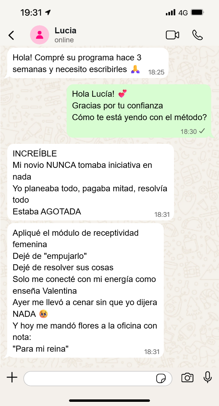 Testimonio Camila - WhatsApp