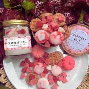 Cranberry Rose Prosecco Wax Melts, Pumpkin Shaped Wax Melts, Fall Decor, Pumpkin Scented Candle, Fall Wax Melts, Gifts under 20, PSL melts