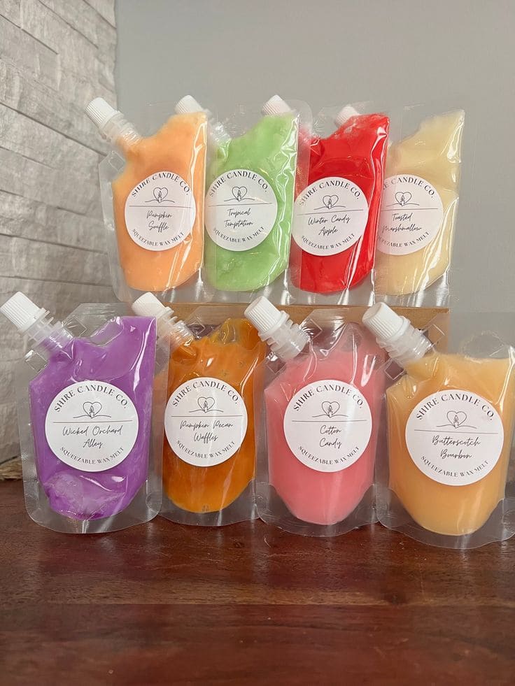 Squeeze Wax Melts, Soy Wax Melt, Wax Burner Melts, Squeezable Wax, Wholesale Wax Melt